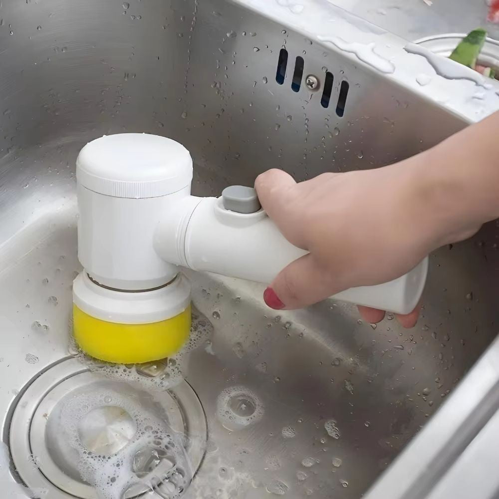 Purificador Giratório Elétrico 5 em 1 / Limpeza Profunda Sem Esforço